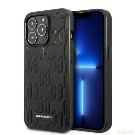 Karl Lagerfeld KLHCP13XMNMP1K iPhone 13 Pro Max 6,7" hardcase czarny/black Monogram Plaque