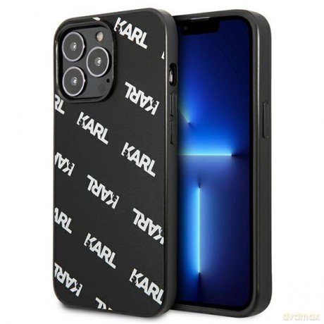 Karl Lagerfeld KLHCP13XPULMBK3 iPhone 13 Pro Max 6,7" hardcase czarny/black Allover