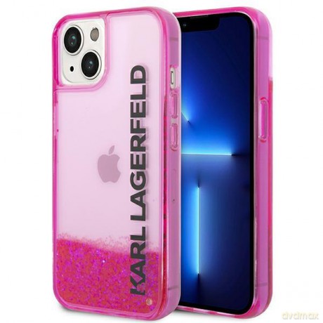 Karl Lagerfeld KLHCP14MLCKVF iPhone 14 Plus 6,7" różowy/pink hardcase Liquid Glitter Elong