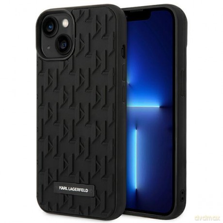 Karl Lagerfeld KLHCP14SRUPKLPK iPhone 14 6,1" hardcase czarny/black 3D Monogram