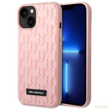 Karl Lagerfeld KLHCP14SRUPKLPP iPhone 14 6,1" hardcase różowy/pink 3D Monogram