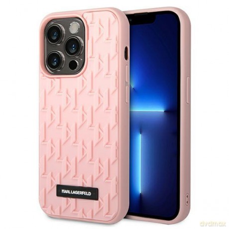 Karl Lagerfeld KLHCP14XRUPKLPP iPhone 14 Pro Max 6,7" hardcase różowy/pink 3D Monogram