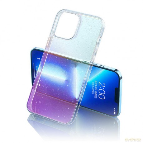 Kingxbar Elegant Series etui iPhone 13 obudowa pokrowiec na tył plecki różowo-przezroczysty (brokat)