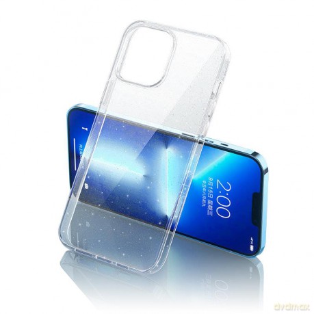 Kingxbar Elegant Series etui iPhone 13 Pro obudowa pokrowiec na tył plecki przezroczysty (brokat)