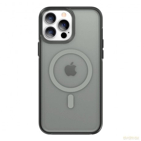 Kingxbar PQY Fluorescence Series magnetyczne etui do iPhone 13 obudowa pokrowiec czarny (kompatybilne z MagSafe)