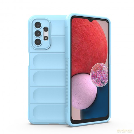 Magic Shield Case etui do Samsung Galaxy A13 5G elastyczny pancerny pokrowiec jasnoniebieski
