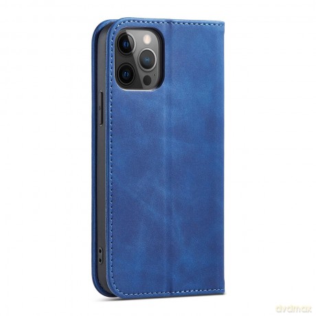Magnet Fancy Case etui do iPhone 12 Pro Max pokrowiec portfel na karty kartę podstawka niebieski