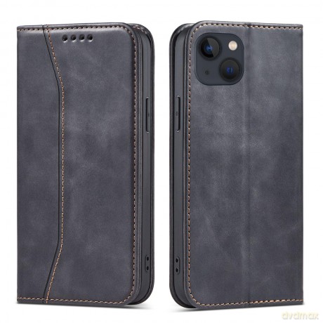 Magnet Fancy Case etui do iPhone 13 mini pokrowiec portfel na karty kartę podstawka czarny