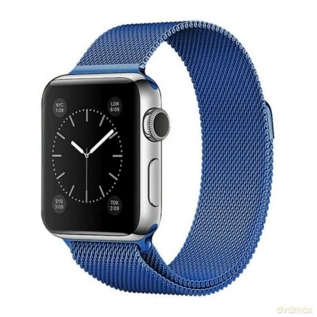 Magnetic Strap pasek do Watch 7 45mm magnetyczna opaska bransoleta bransoletka niebieski