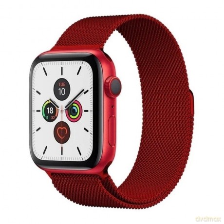 Magnetic Strap pasek do Watch 7/8 41mm magnetyczna opaska bransoleta bransoletka czerwony