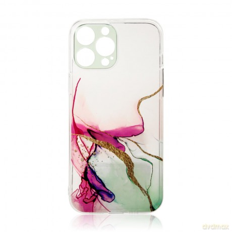 Marble Case etui do iPhone 13 Pro żelowy pokrowiec marmur miętowy