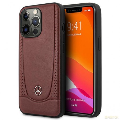 Mercedes MEHCP14LARMRE iPhone 14 Pro 6,1" czerwony/red hardcase Leather Urban Bengale