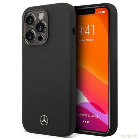 Mercedes MEHCP14LSILBK iPhone 14 Pro 6,1" czarny/black hardcase Silicone Line