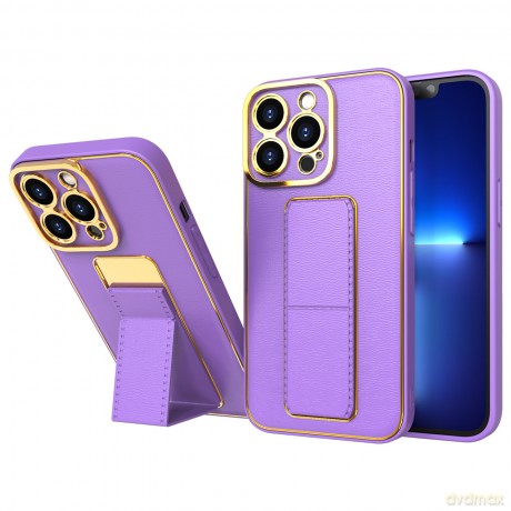 New Kickstand Case etui do iPhone 12 Pro z podstawką fioletowy