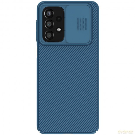 Nillkin CamShield Case etui pokrowiec osłona na aparat kamerę Samsung Galaxy A33 5G niebieski