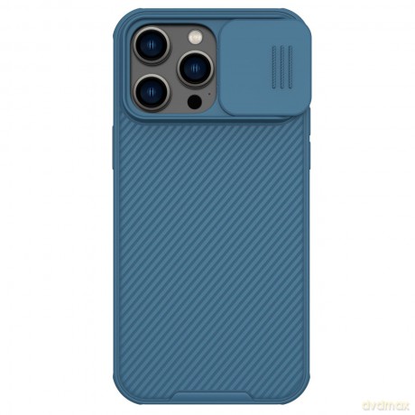Nillkin CamShield Pro Case etui iPhone 14 Pro Max pancerny pokrowiec osłona na aparat kamerę niebieski