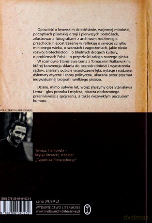 Świat na krawędzi. Ze Stanisławem Lemem rozmawia Tomasz Fiałkowski [KSIĄŻKA]
