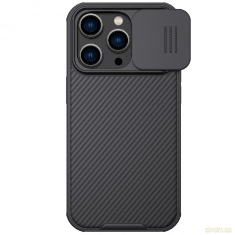 Nillkin CamShield Pro Magnetic Case etui iPhone 14 Pro pokrowiec osłona na aparat kamerę czarny (z MagSafe)