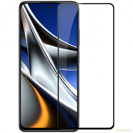 Nillkin CP+PRO ultracienkie szkło hartowane na cały ekran z ramką 0,2 mm 9H Xiaomi Poco X4 Pro 5G czarny
