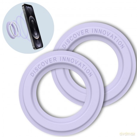 Nillkin SnapHold 2x samoprzylepna magnetyczna naklejka uchwyt magnetyczny kompatybilny z MagSafe fioletowy