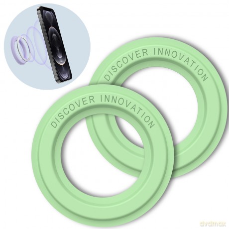 Nillkin SnapHold 2x samoprzylepna magnetyczna naklejka uchwyt magnetyczny kompatybilny z MagSafe zielony