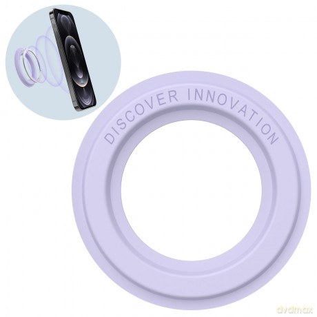 Nillkin SnapHold samoprzylepna magnetyczna naklejka uchwyt magnetyczny kompatybilny z MagSafe fioletowy