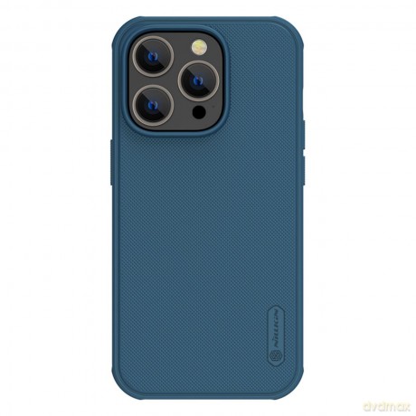 Nillkin Super Frosted Shield Pro Magnetic Case etui iPhone 14 Pro z MagSafe magnetyczne niebieski