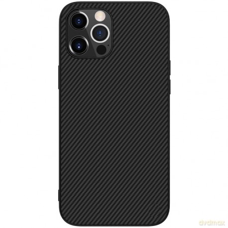 Nillkin Synthetic Fiber Case pancerne etui pokrowiec do iPhone 12 Pro czarny