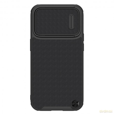 Nillkin Textured S Magnetic Case etui iPhone 14 Pro pokrowiec MagSafe z osłoną na aparat czarny