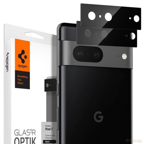 Osłona Aparatu Spigen Optik.Tr Camera Protector 2-Pack Google Pixel 7 Black