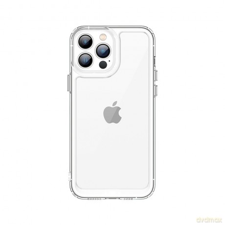 Outer Space Case etui do iPhone 12 Pro Max sztywny pokrowiec z żelową ramką przezroczysty