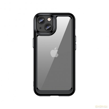 Outer Space Case etui do iPhone 13 sztywny pokrowiec z żelową ramką czarny