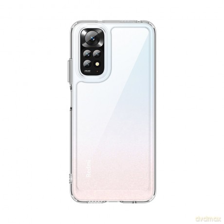 Outer Space Case etui do Xiaomi Redmi Note 11 sztywny pokrowiec z żelową ramką przezroczysty