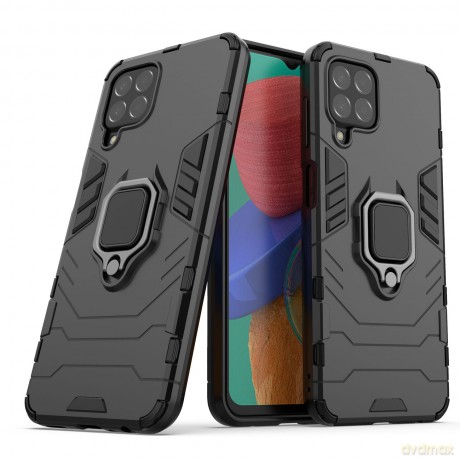 Ring Armor pancerne hybrydowe etui pokrowiec + magnetyczny uchwyt Samsung Galaxy M33 5G czarny