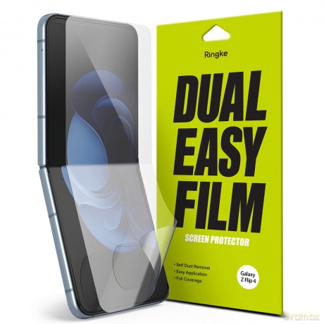 Ringke Dual Easy Film 2x łatwa w przyklejeniu folia Samsung Galaxy Z Flip4 (D2E046)