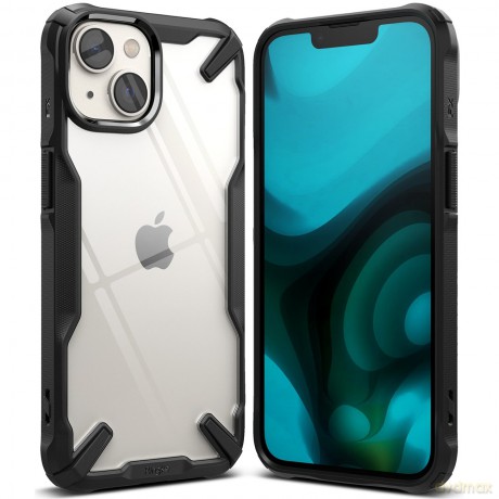 Ringke Fusion X Design etui pancerny pokrowiec z ramką iPhone 14 czarny (FX635E55)