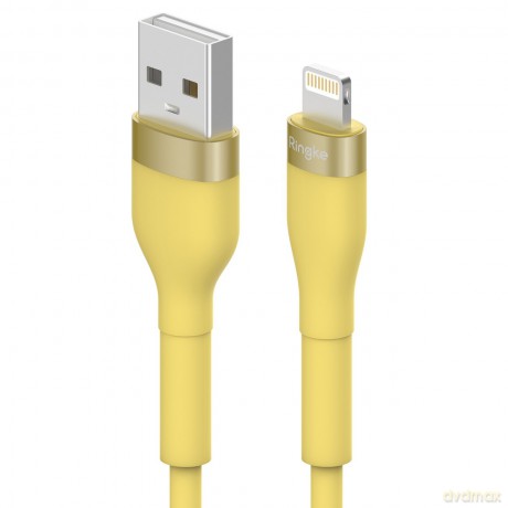 Ringke kabel USB-A - Lightning 480Mb/s 12W 2m żółty (CB60037RS)