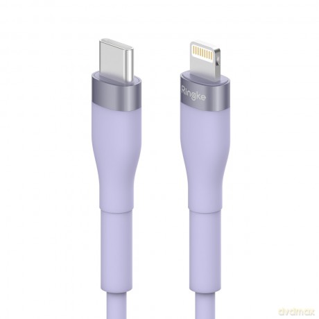 Ringke kabel USB-C - Lightning 480Mb/s 20W 2m fioletowy (CB60129RS)