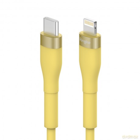 Ringke kabel USB-C - Lightning 480Mb/s 20W 2m żółty (CB60150RS)