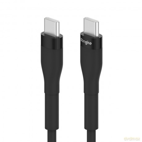 Ringke kabel USB-C - USB-C 480Mb/s 60W 1.2m czarny (CB60174RS)
