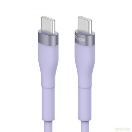 Ringke kabel USB-C - USB-C 480Mb/s 60W 2m fioletowy (CB60181RS)