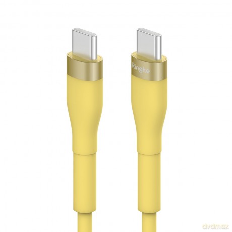 Ringke kabel USB-C - USB-C 480Mb/s 60W 2m żółty (CB60211RS)