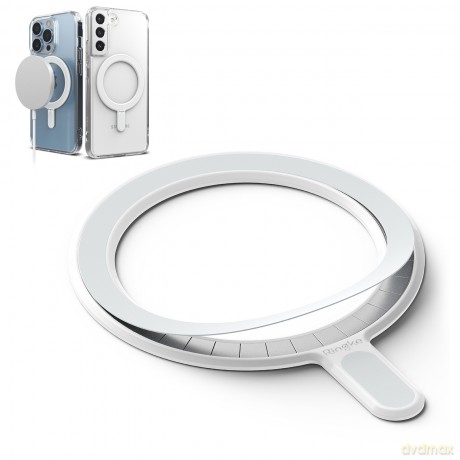 Ringke Magnetic Plate płytka do mocowania MagSafe biały (HG617141RS)