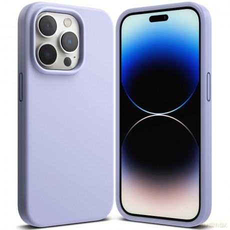 Ringke Silicone etui iPhone 14 Pro Max silikonowy pokrowiec na tył plecki fioletowy (SI004E83)