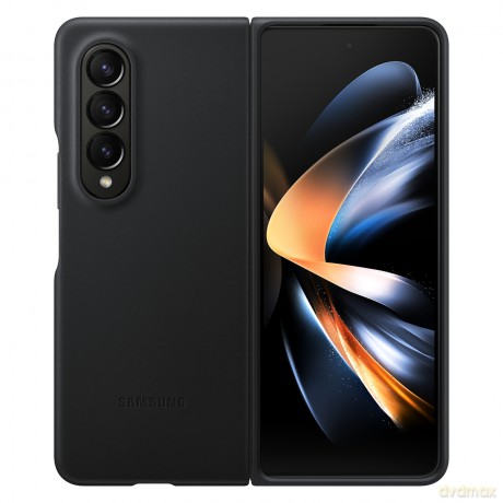 Samsung Leather Cover skórzane etui pokrowiec ze skóry naturalnej Samsung Galaxy Z Fold4 czarny (EF-VF936LBEGWW)
