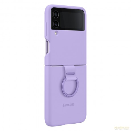 Samsung Ring Silicone Cover etui pokrowiec do Samsung Galaxy Z Flip4 obudowa z zawieszką fioletowy (EF-PF721TVEGWW)