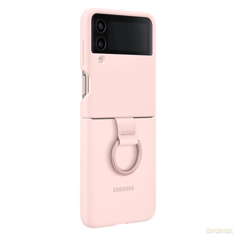 Samsung Ring Silicone Cover etui pokrowiec do Samsung Galaxy Z Flip4 obudowa z zawieszką różowy (EF-PF721TPEGWW)