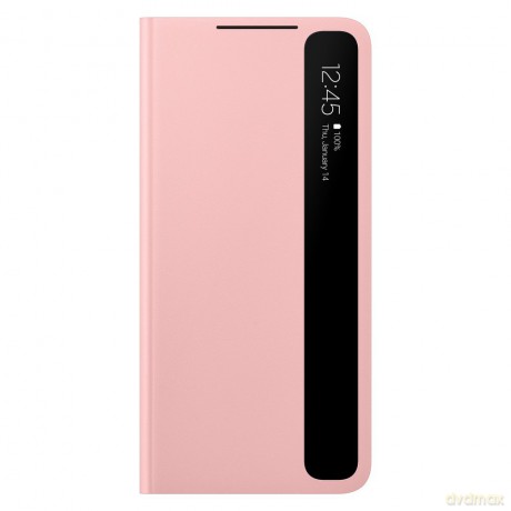 Samsung Smart Clear View Standing Cover futerał antybakteryjne etui z inteligentną klapką Samsung Galaxy S21+ 5G (S21 Plus 5G) różowy (EF-ZG996CPEGEE)