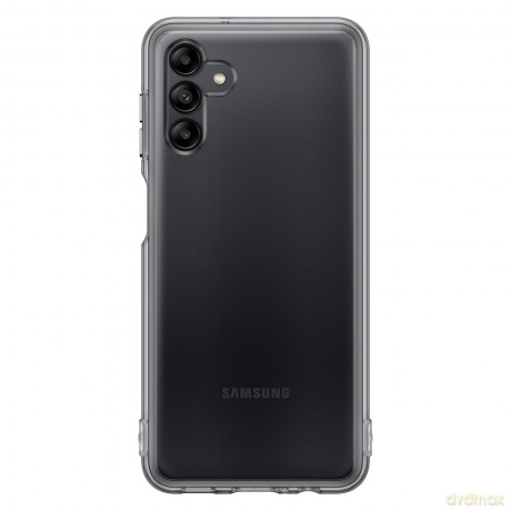 Samsung Soft Clear Cover wytrzymałe etui z żelową ramką i wzmocnionym tyłem Samsung Galaxy A04s czarny (EF-QA047TBEGWW)