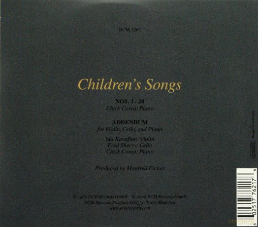 Chick Corea: Children\'s Song (Touchstones) [CD]